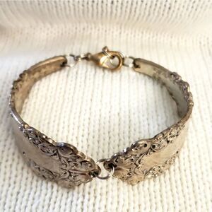 Small Triple Silver Tone Bracelet